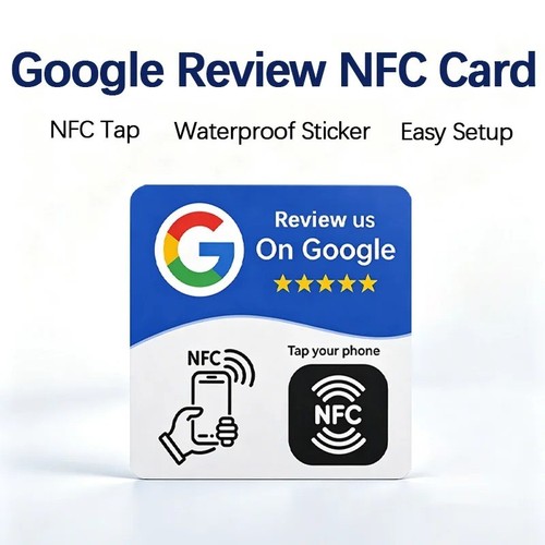 Nfc tap review card - to, for