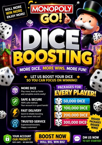 Monopoly dice boosting - dice,