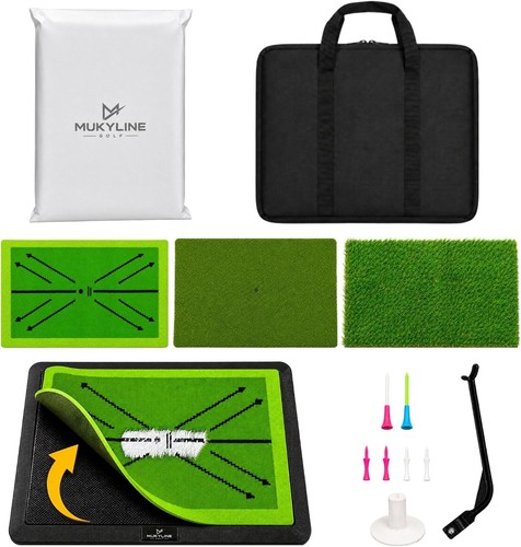 Golf practice mat set - in,
