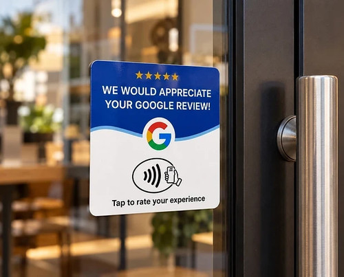 Nfc google review card pvc - nfc, card,