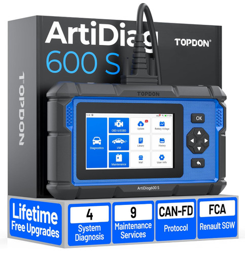 Topdon artidiag600s obd2 code - artidiag600s,