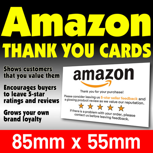 Amazon thank you - cards,