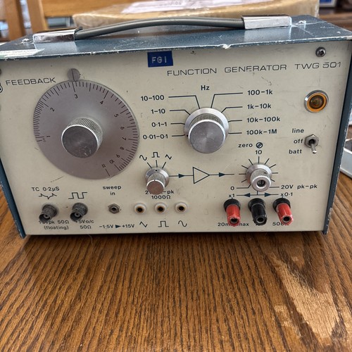 Feedback instruments twg 501 - feedback,