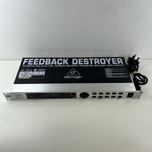 Behringer bit feedback - behringer,